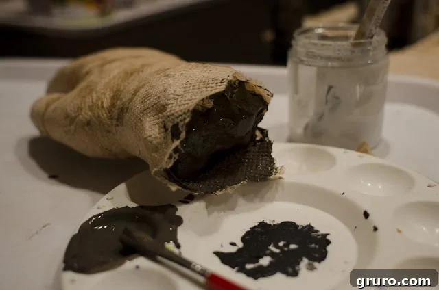 The Embalmed Hand Artifact 6 Wrapped mummy hand details