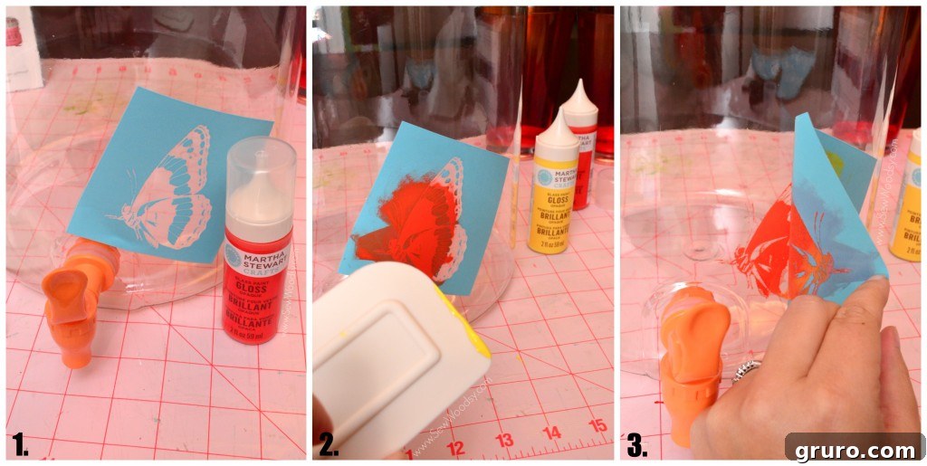 DIY Painted Drink Dispenser from SewWoodsy.com