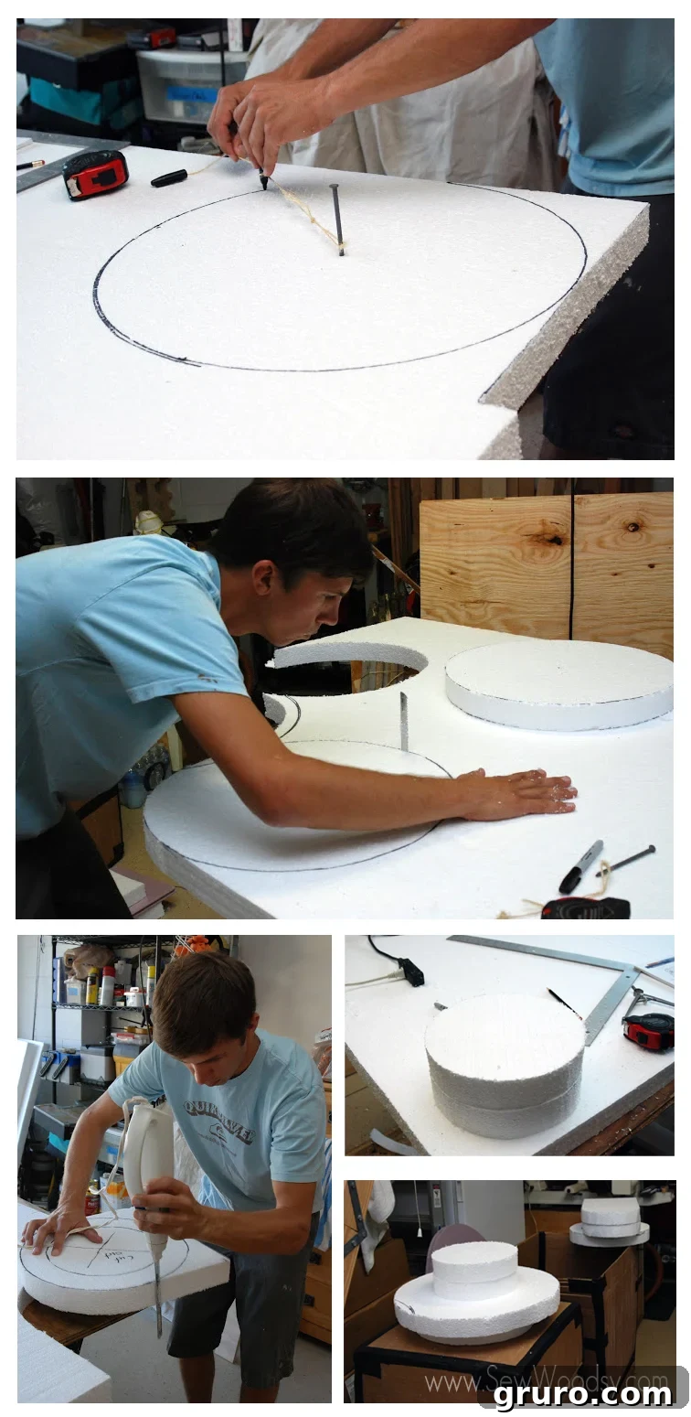 DIY Lego Costume head construction