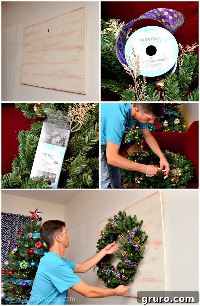 Reclaimed Pallet Wreath Designs 7 Wood Pallet Wreath Art with Hanging Hardware