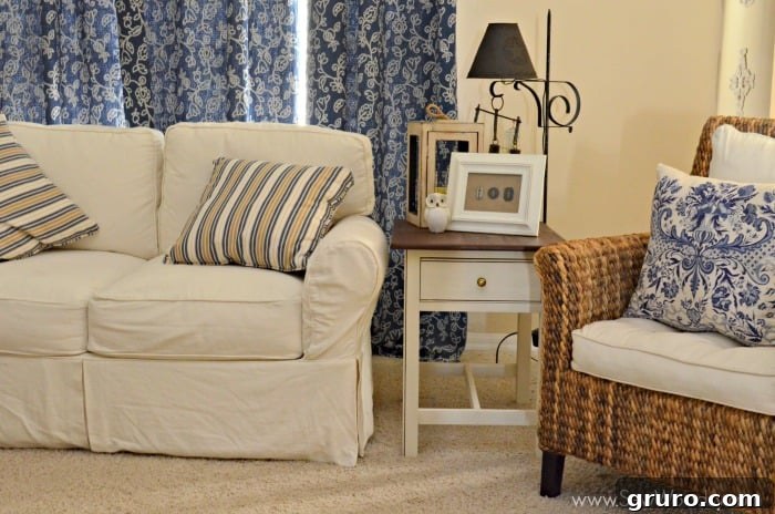 Beautifully Refinished End Table: A Modern DIY Furniture Makeover