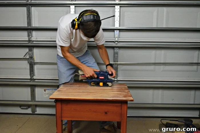 DIY Refinishing: Applying Safety Gear Before Sanding