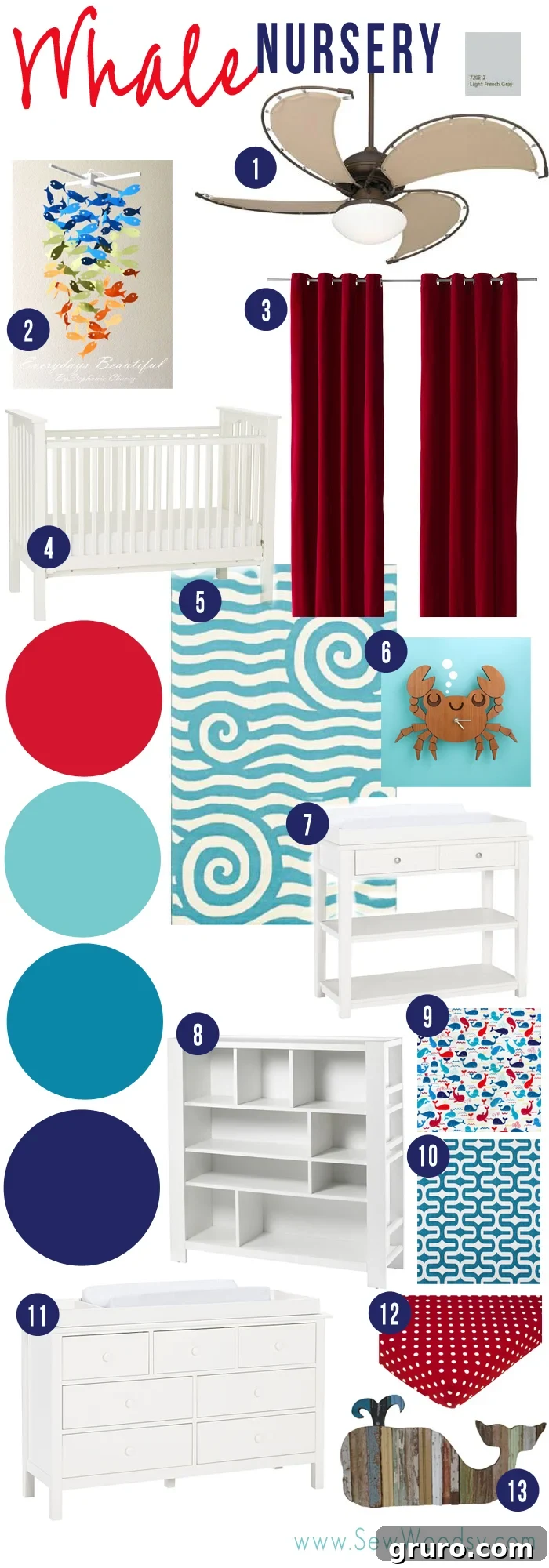 Whale Lullaby Nursery Ideas 2 Discover enchanting ideas for a whale-themed nursery – a serene and playful space for your little one!