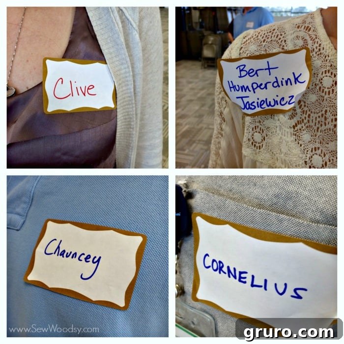 Baby Name Guessing Game at Construction Themed Shower
