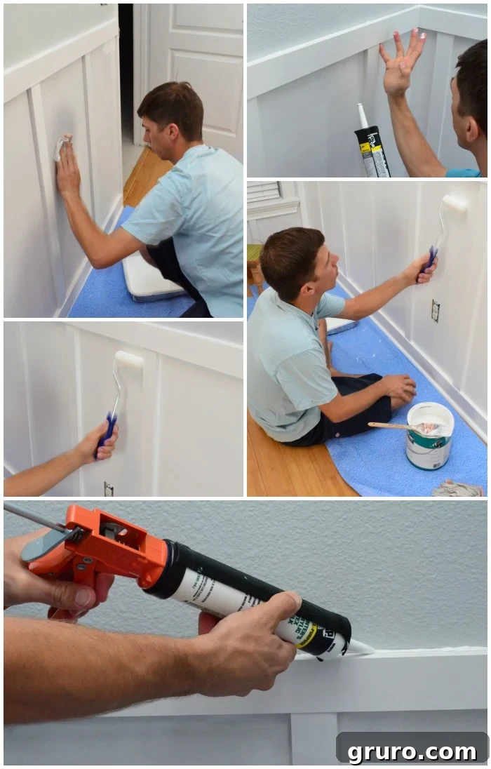 How to Install Board & Batten - Top Rail and Battens