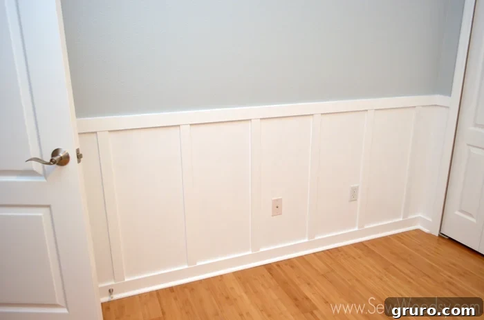 Close-up of Finished Board and Batten