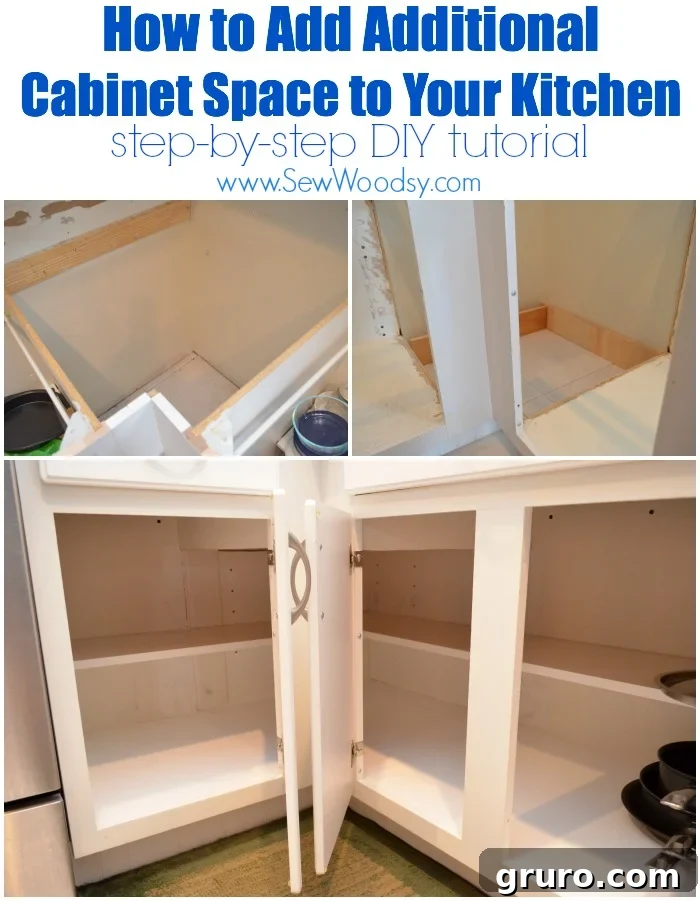 How to Add Additional Cabinet Space to Your Kitchen