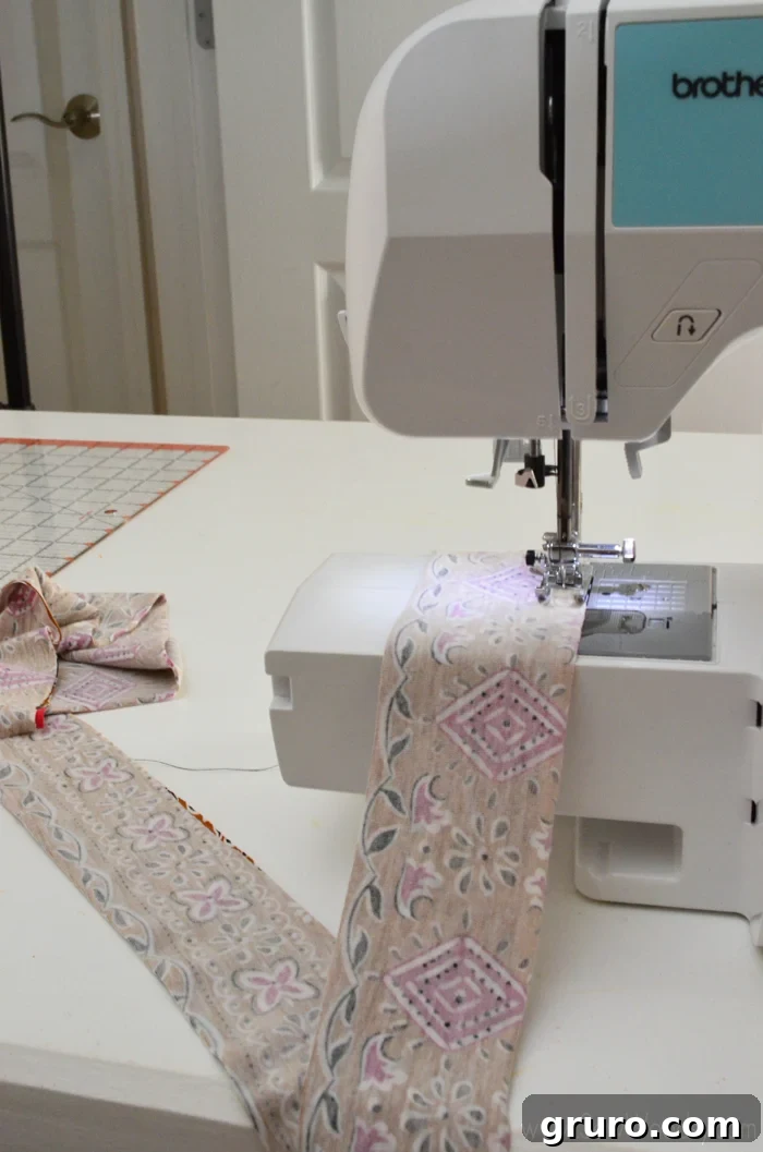 Sewing and Finishing the Decorative Maternity Belt