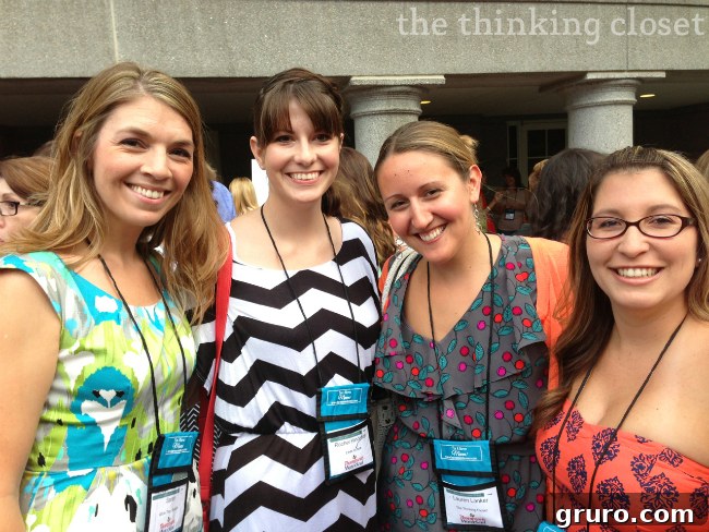 Lauren, Katie, and friends at Haven Conference