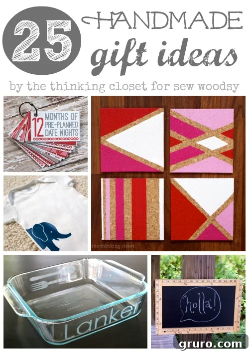 25 Creative Handmade Gift Ideas from The Thinking Closet for Every Occasion