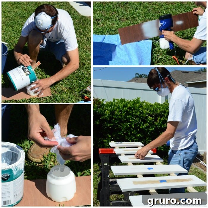 Kendall Dresser Construction 11: Painting with HomeRight Finish Max Sprayer