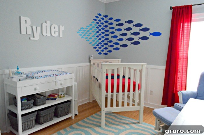 Whimsical Paper Fish Nursery 12 Paper Fish Nursery Decor