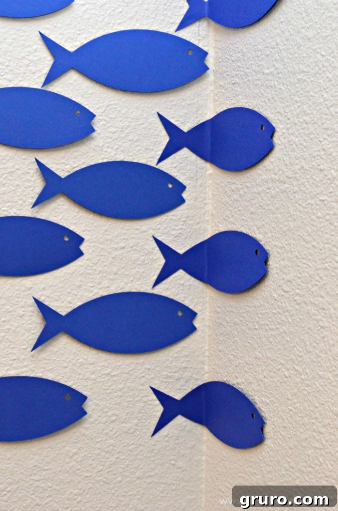Whimsical Paper Fish Nursery 8 Paper Fish Nursery Decor