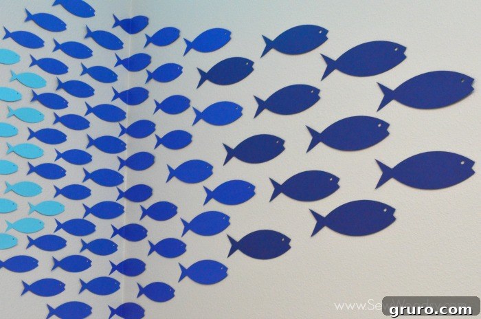 Whimsical Paper Fish Nursery 9 Paper Fish Nursery Decor