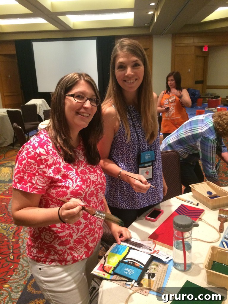 Author with blog friend Sarah from While They Snooze.
