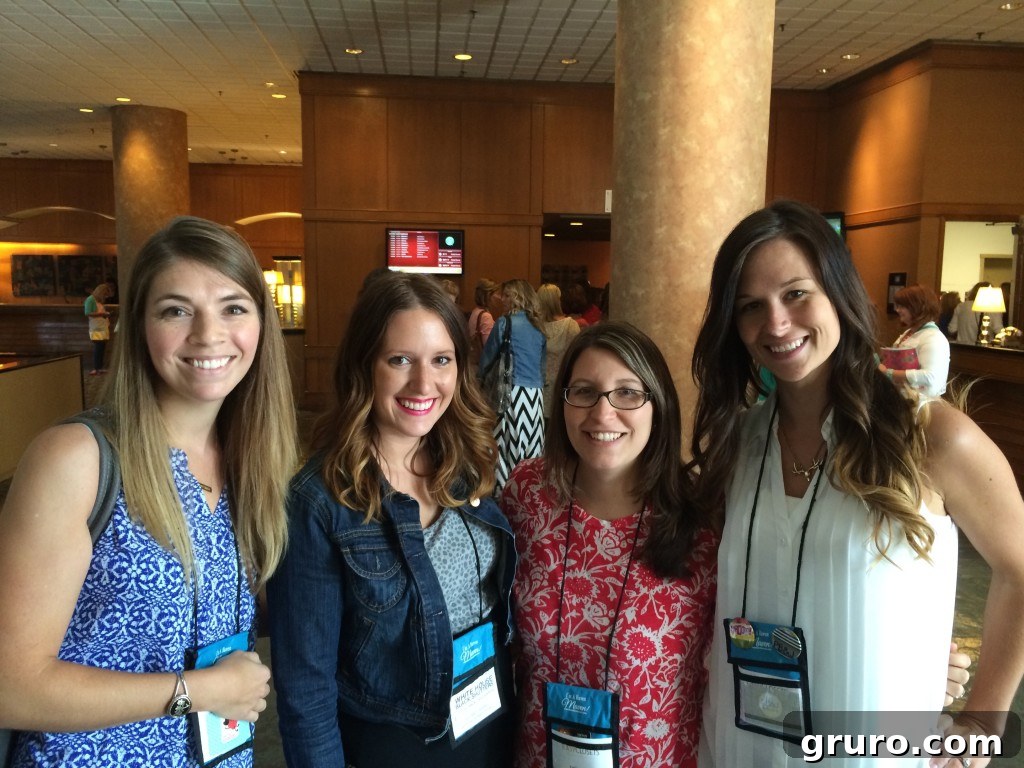 Group photo with blog friends after the closing session at Haven Conference.