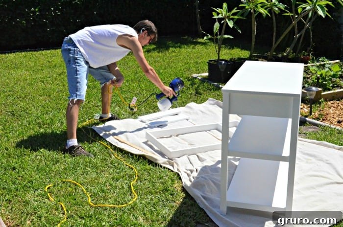 The Ultimate Changing Table DIY 13 PBK Knockoff Changing Table