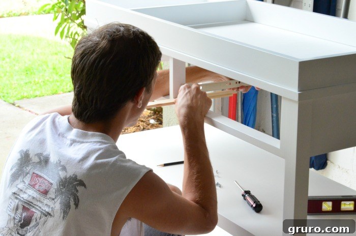 The Ultimate Changing Table DIY 14 PBK Knockoff Changing Table
