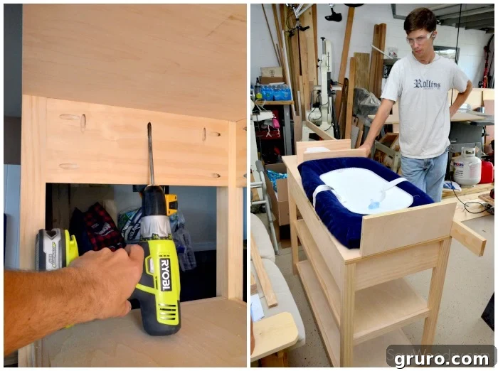 The Ultimate Changing Table DIY 8 PBK Ultimate Changing Table Knockoff