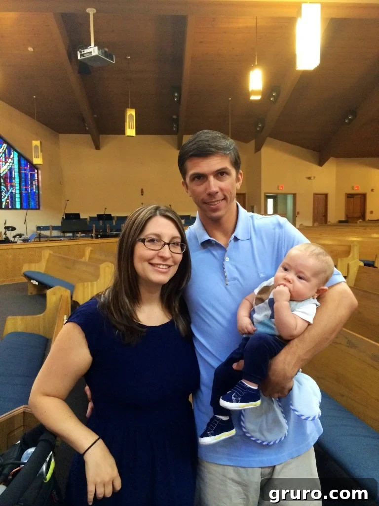 Ryder dressed up at his nephew's baptism, looking sharp despite the summer heat