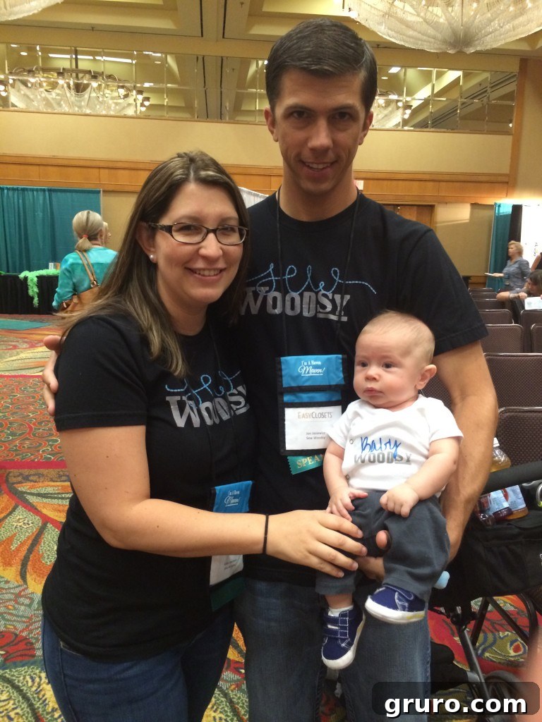 The Woodsy Family at Ryder's first blog conference, a memorable and unique experience