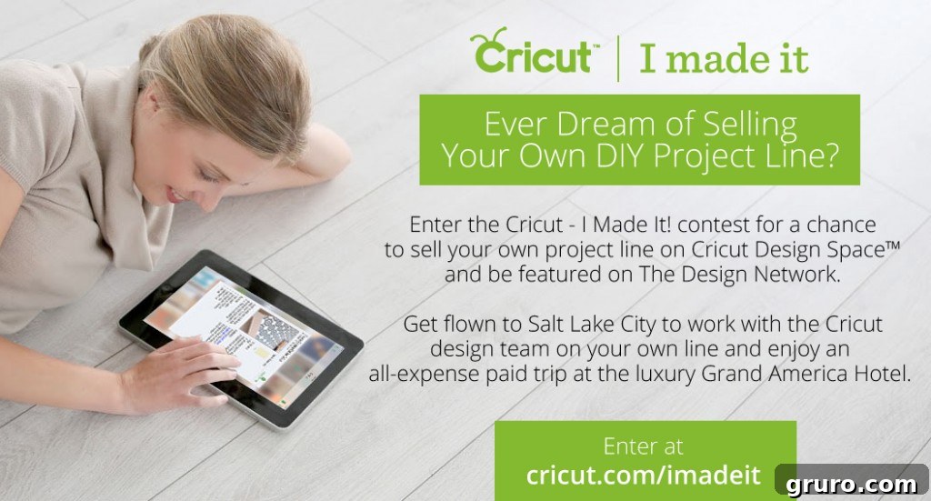  Enter the Cricut-I Made It! Contest 