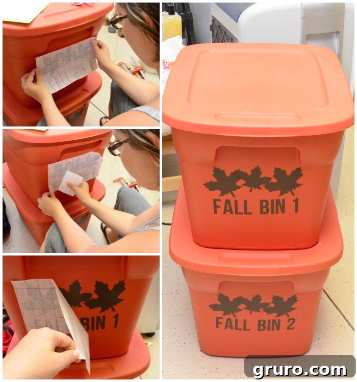 Organize Holiday Bins