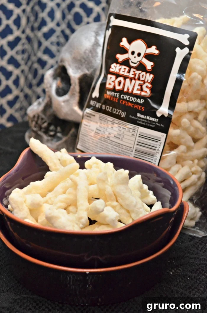 Your Ultimate Guide to an Epic Halloween Bash 5 Skeleton Bones White Cheddar Cheese Crunchies
