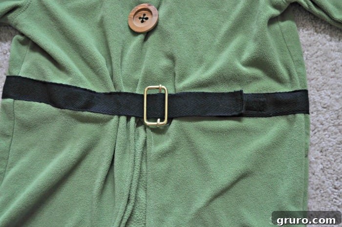 Easy DIY Costume Dopey The Dwarf with Elbow Patch