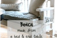 Craft Your Own Backyard Bench