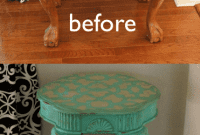 Stunning Table Transformations: Stencil Art & A Giveaway Event