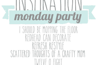 Monday Muse Mixer