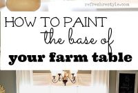 Revamp Your Farm Table with a Fresh Coat