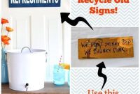 Craft Unique Signs from Reclaimed Wood