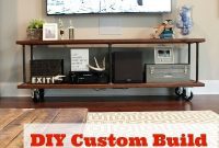 Build Your Own Industrial Console Table