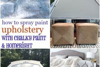 Instant Upholstery Update: The Spray Paint Method
