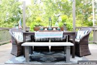 Rustic Farmhouse Bench Blueprints