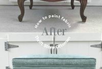 Breathe New Life into Your Fabric Ottoman with Paint