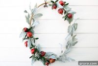 Handcrafted Oval Quilt Hoop Wreath