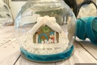 Whimsical Gingerbread Snow Globe