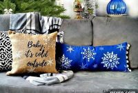 Your DIY Guide to Hand-Painted Burlap Pillows