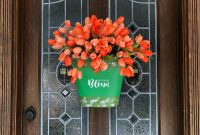 Spring Tulip Bucket Door Charm