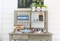 Farmhouse Potting Bench: Your Outdoor Entertainment Hub