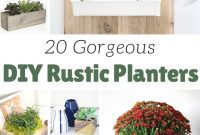 Bring Rustic Charm Home: 20 DIY Planter Projects