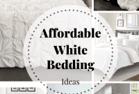 Chic White Bedding on a Budget