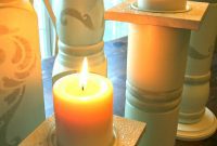 Transforming Salvaged Porch Posts into Rustic Candle Holders