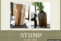 Stump Accent Table