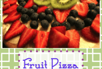 Sweet Fruit Pizza Delight