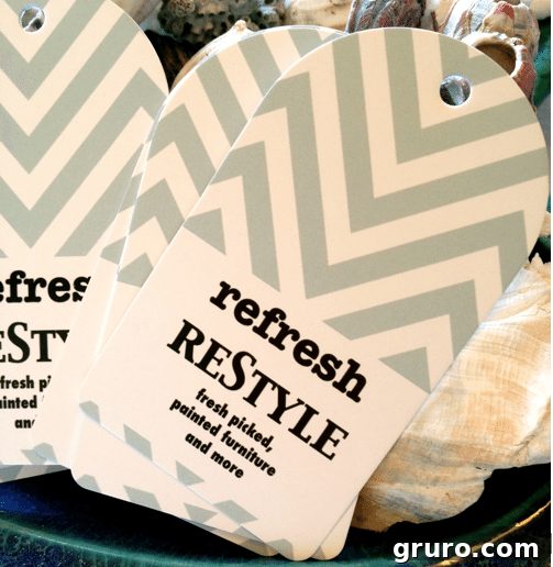 Thrifty Makeovers: Custom Hang Tags Thrifty Makeovers: Custom hang tags for reFresh reStyle