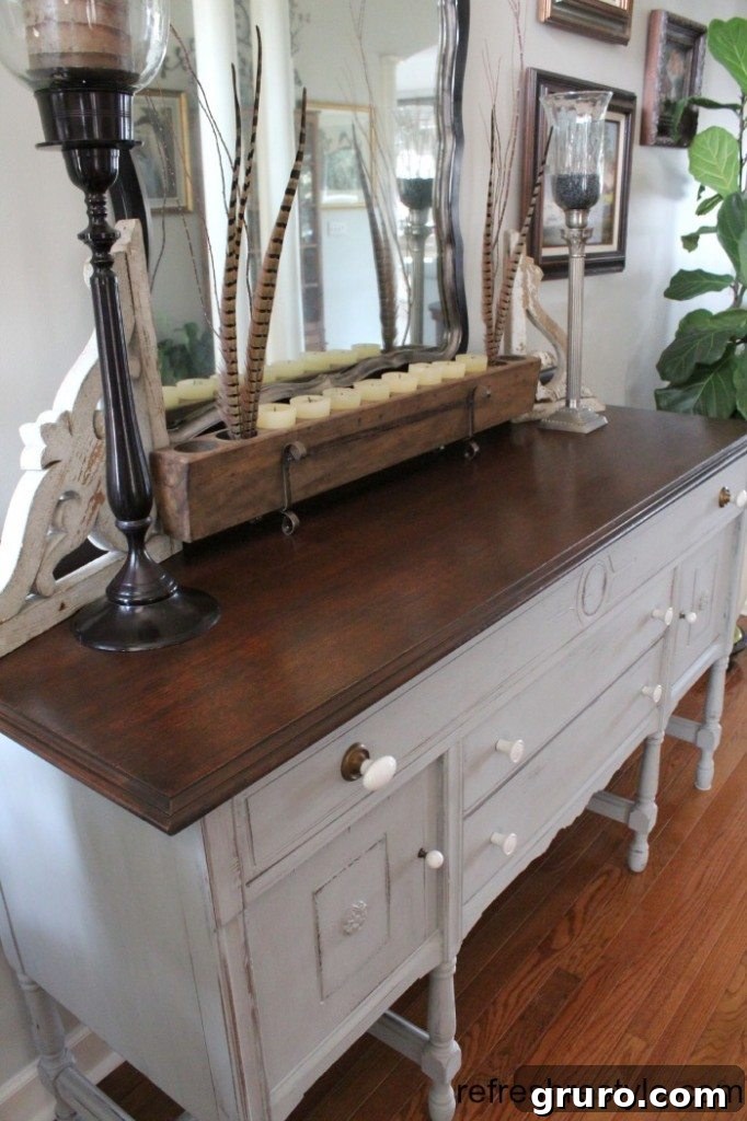 Give Your Silverware Drawer a Felt Makeover 2 Great buffet makeover
